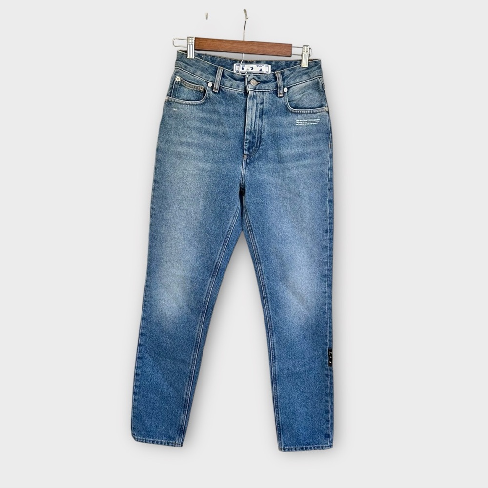 NWT Off-White Straight Leg Women’s Jeans – Light Blue Denim